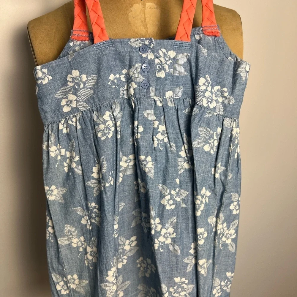 Gymboree chambray girls dress size 5 NWT